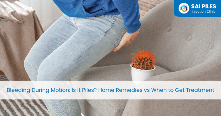 Bleeding During Motion: Is It Piles? Home Remedies vs When to Get Treatment