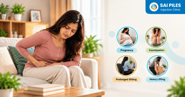 Causes of piles in women